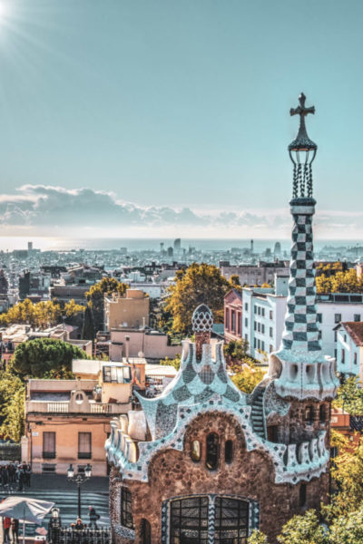 Barcelona view from Parc Guell