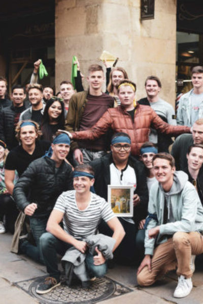 Group students in Rotterdam treasure hunt