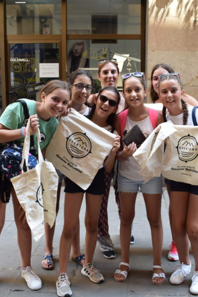 Kids treasure hunt in Barcelona