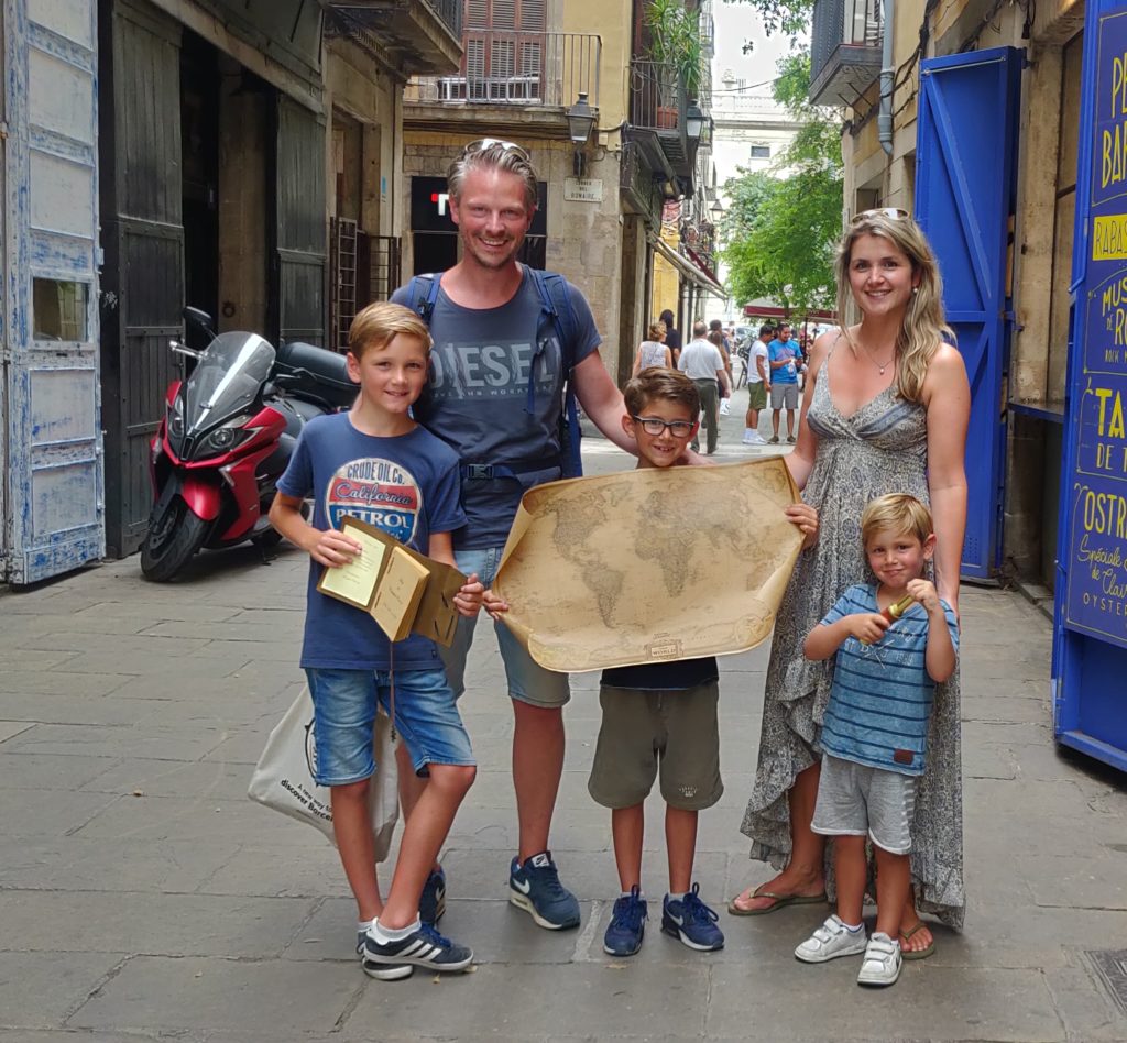 Barcelona met kinderen, speurtocht Xventura