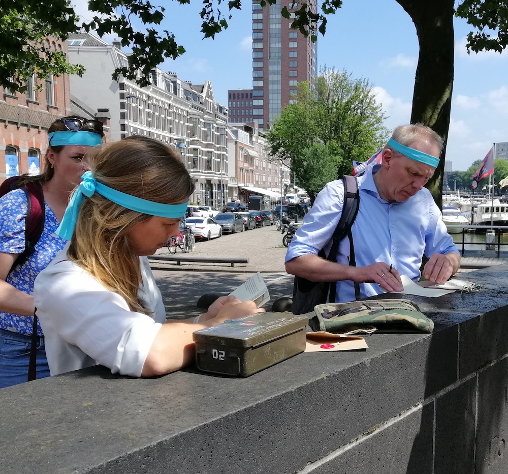 Teambuilding activity the lost letter of the marine Rotterdam Xventura